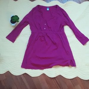 Maternity Jersey pink tunic size small